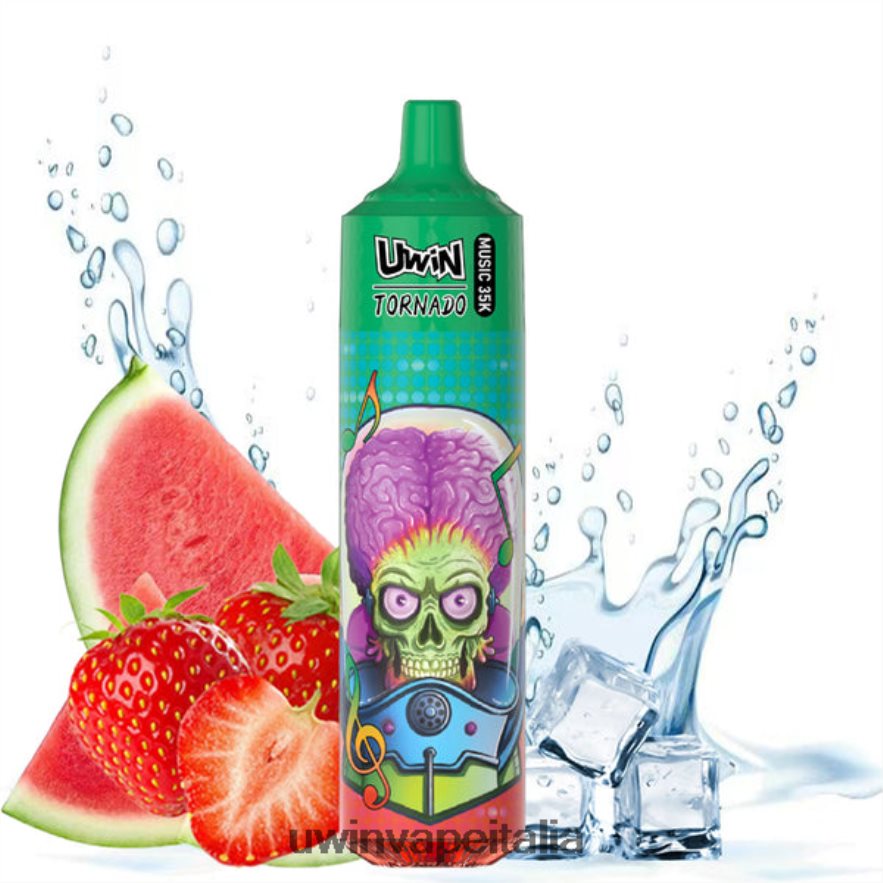 Uwin Vape Milano anguria alla fragola | UWIN CRYSTAL Vaporizzatore usa e getta da 35k B2V04F18