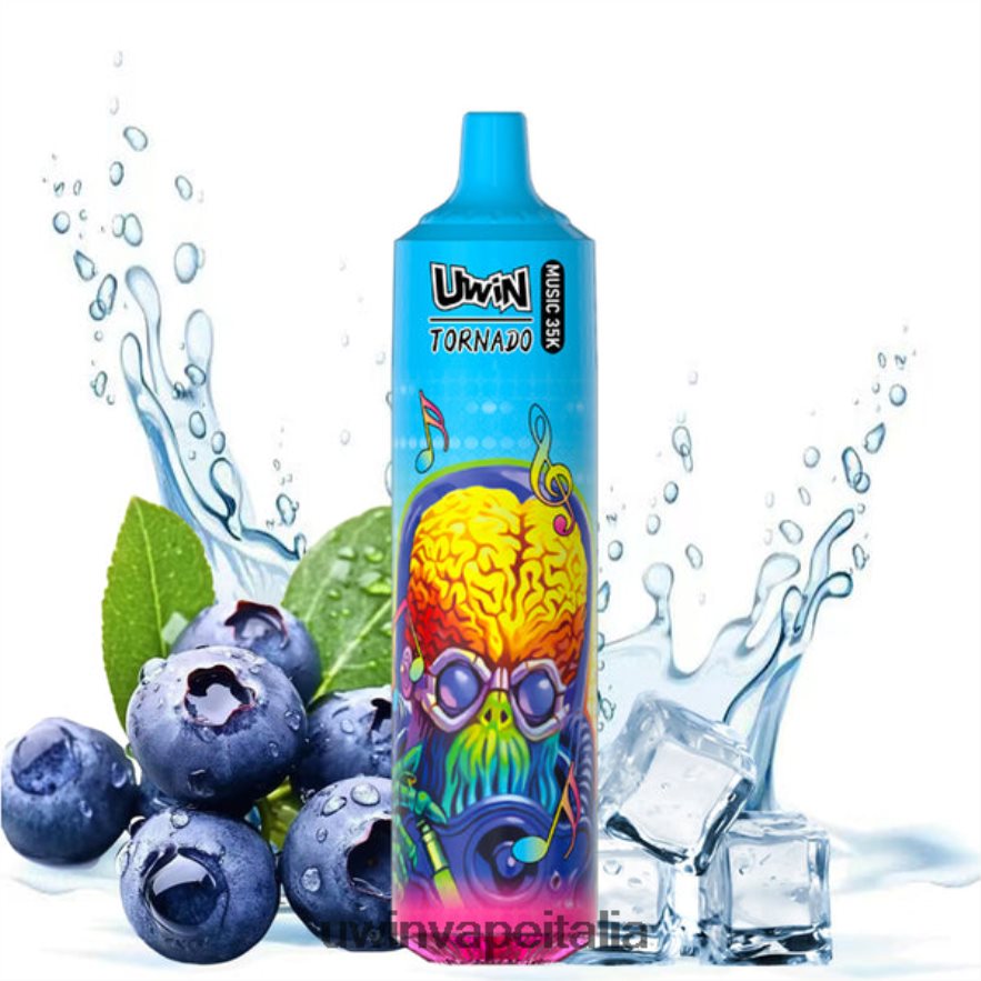 Uwin Vape Ordine mirtillo su ghiaccio | UWIN CRYSTAL Vaporizzatore usa e getta da 35k B2V04F19