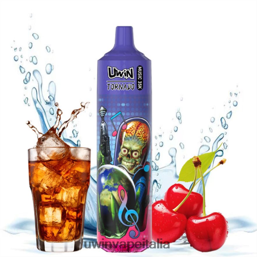 Uwin Vape Ricaricabile Cola alla ciliegia | UWIN CRYSTAL Vaporizzatore usa e getta da 35k B2V04F28